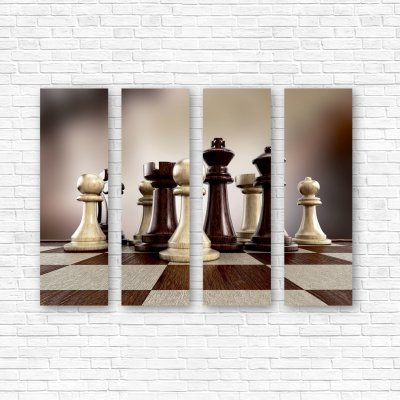 модульные картины На шахматном поле