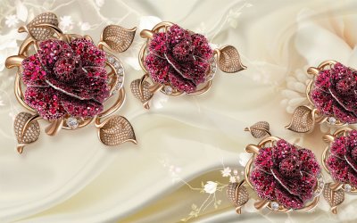 фотообои Рубиновые розы
