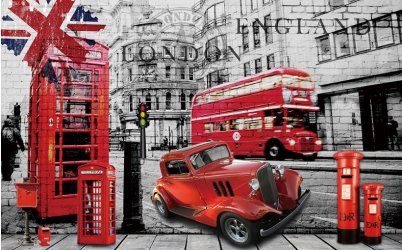фотообои Красный Лондон