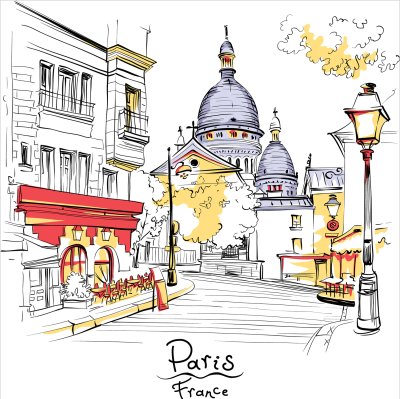 постеры Парижские краски