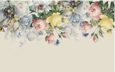 фотообои Июльские цветы