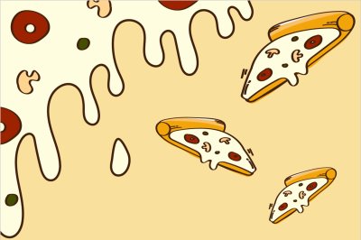 постеры Свежая пицца